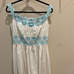 Blue & White Summer Dress